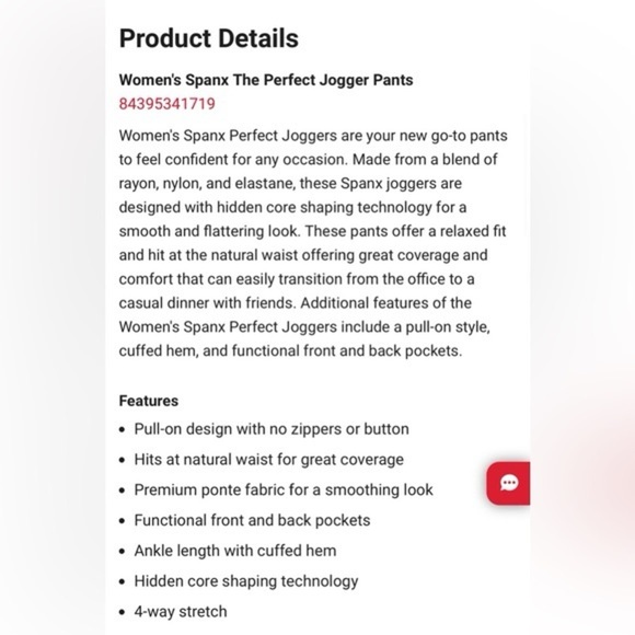 Spanx The Perfect Pant Ankle Joggers in Black - Picture 4 of 11